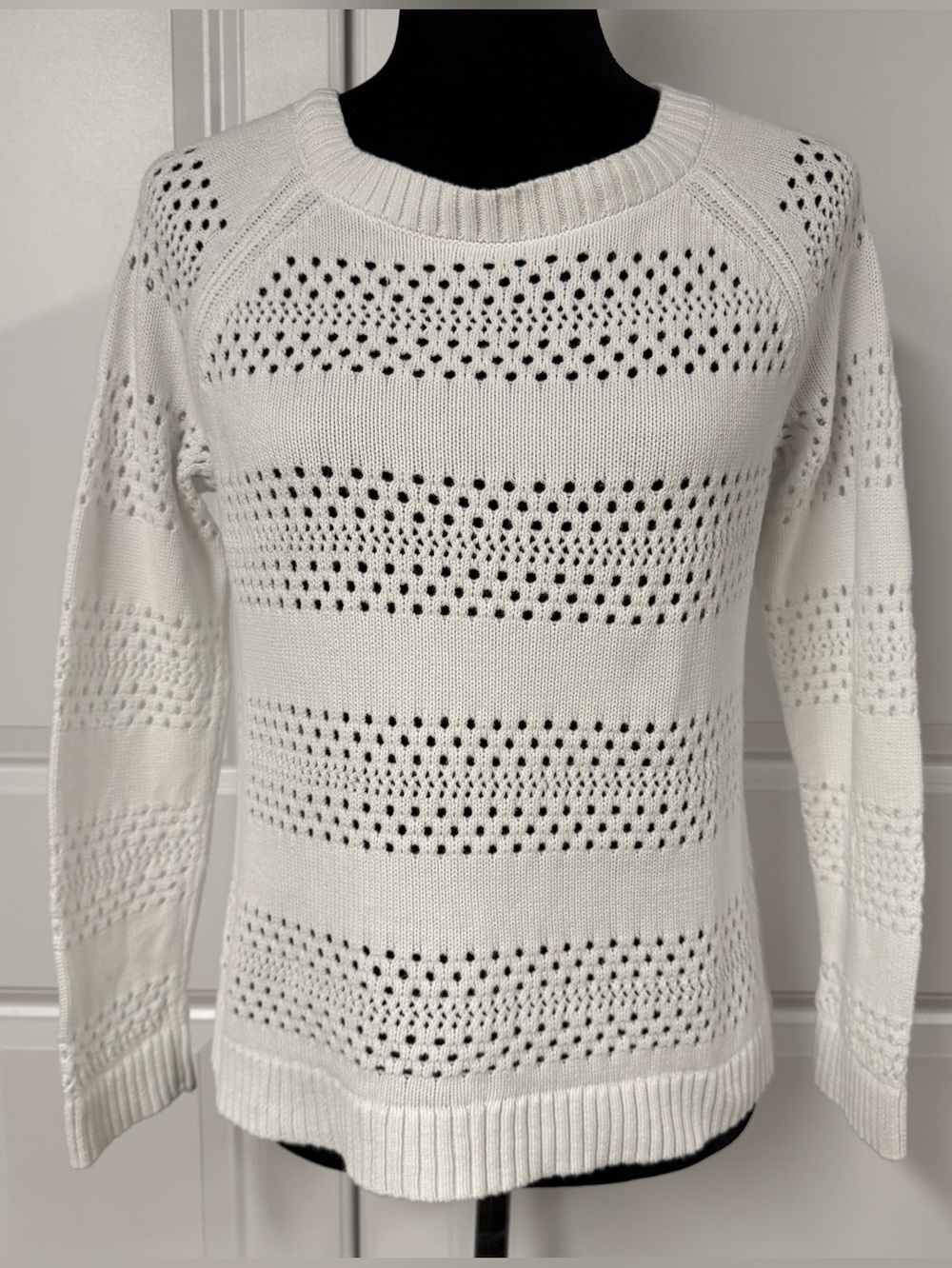 Talbots Petite Open Knit Sweater
